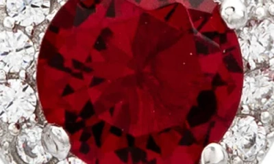 Suzy Levian Cz Halo Stud Earrings