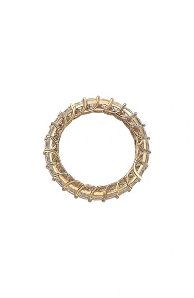 Suzy Levian Square Cut Cz Eternity Ring