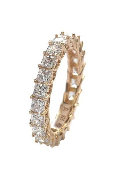 Suzy Levian Square Cut Cz Eternity Ring
