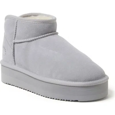 Dearfoams Fireside Kingston Genuine Shearling Platform Bootie In Multi