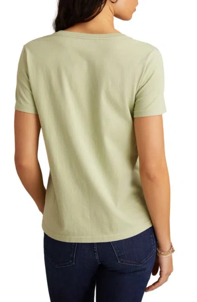 Lucky Brand Follow Your Heart Embellished Cotton Graphic T-shirt In Green