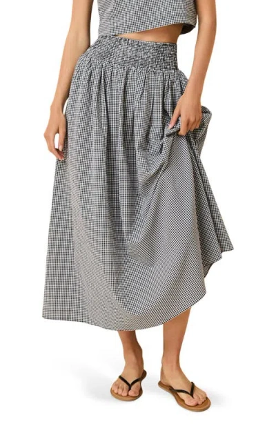 Solid & Striped The Noreen Maxi Skirt In Gray