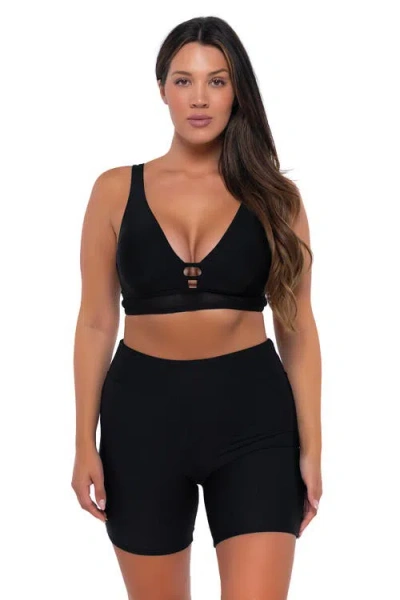 Sunsets Danica Bikini Swimsuit Top In Black