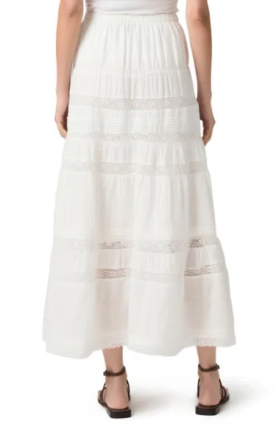 Paige Rivoli Lace Maxi Skirt In White