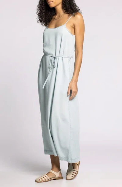 Thread & Supply Lyra Chambray Maxi Dress In Gray
