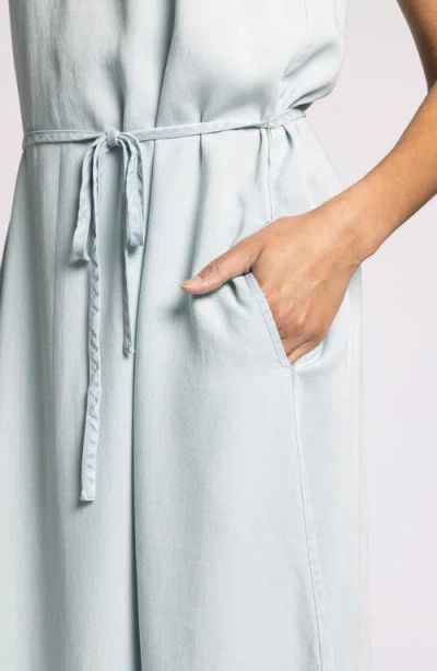Thread & Supply Lyra Chambray Maxi Dress In Gray