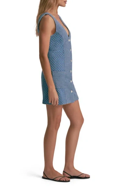 Favorite Daughter The Arlo Sleeveless Knit Minidress In Blue