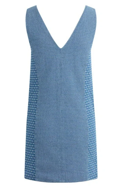 Favorite Daughter The Arlo Sleeveless Knit Minidress In Blue
