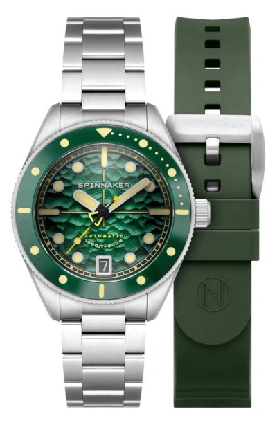 Spinnaker Challenger Automatic Bracelet Watch, 42mm In Metallic