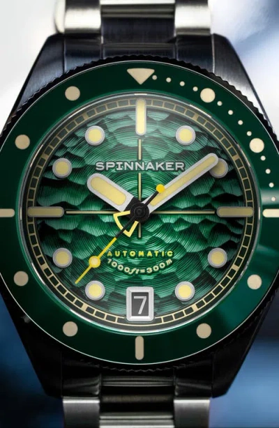 Spinnaker Challenger Automatic Bracelet Watch, 42mm In Metallic