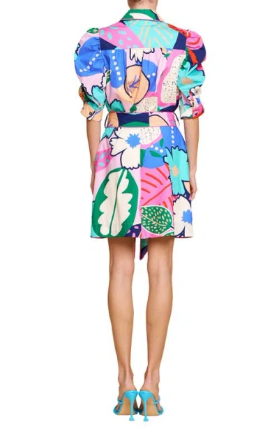 Ciebon Scarlette Tie Belt Button Front Minidress