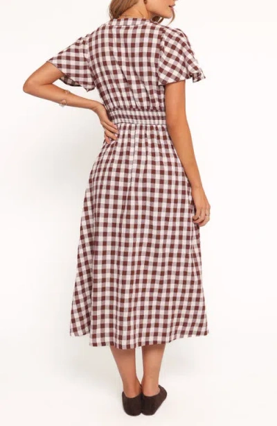 Petal And Pup Petal & Pup Robinson Check Midi Dress In Multi
