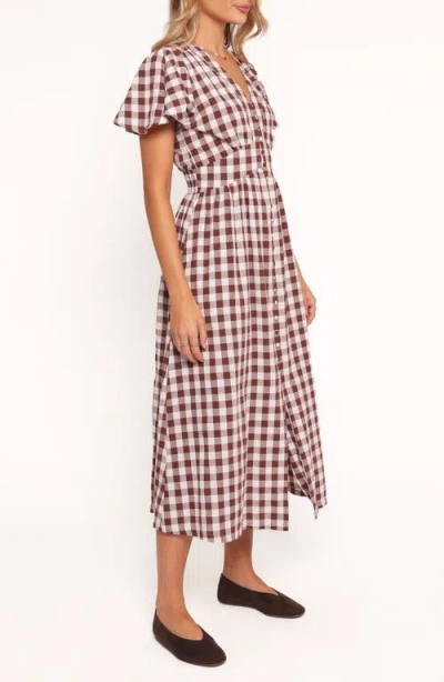 Petal And Pup Petal & Pup Robinson Check Midi Dress In Multi