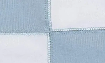 Maniere Manière Patchwork Footie In Blue