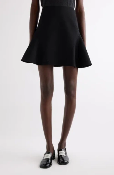 Givenchy Silk Skater Skirt In Black