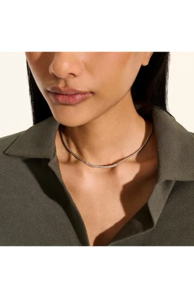 John Hardy Jh Essential Diamond Necklace In Metallic