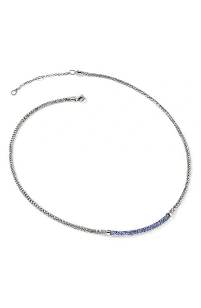 John Hardy Jh Essential Diamond Necklace In Metallic