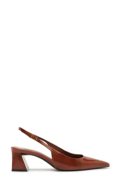 Schutz Rhonda Mid Slingback Pointed Toe Pump In Multi