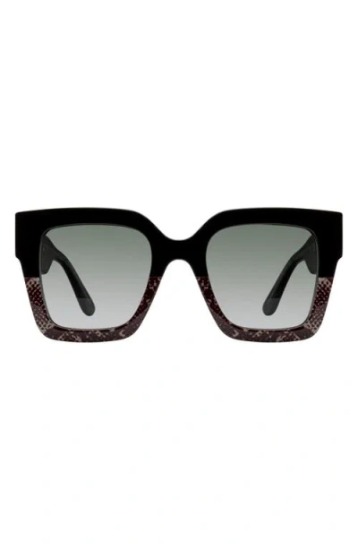 Stuart Weitzman 51mm Gradient Square Sunglasses