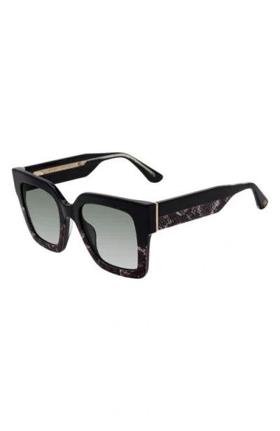 Stuart Weitzman 51mm Gradient Square Sunglasses