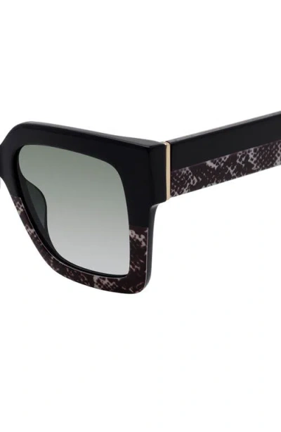 Stuart Weitzman 51mm Gradient Square Sunglasses