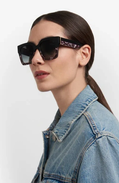 Stuart Weitzman 51mm Gradient Square Sunglasses