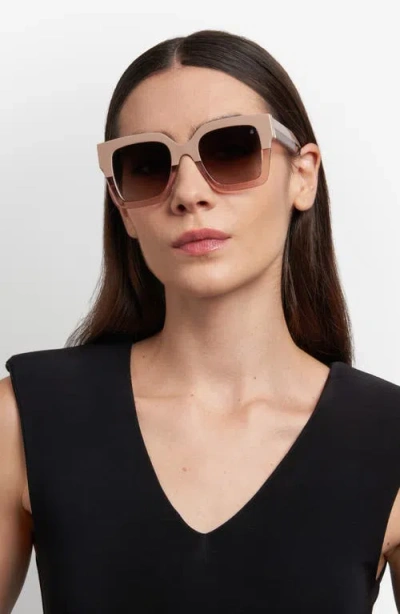 Stuart Weitzman 51mm Gradient Square Sunglasses