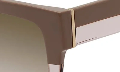 Stuart Weitzman 51mm Gradient Square Sunglasses