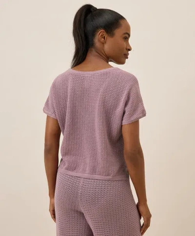 Pact Beachside Linen V-neck Top Made With Organic Cotton In Metallic