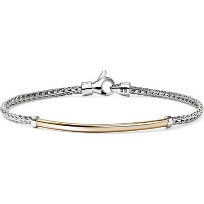 John Hardy 14kt Gold Jh Essential Bracelet In Metallic