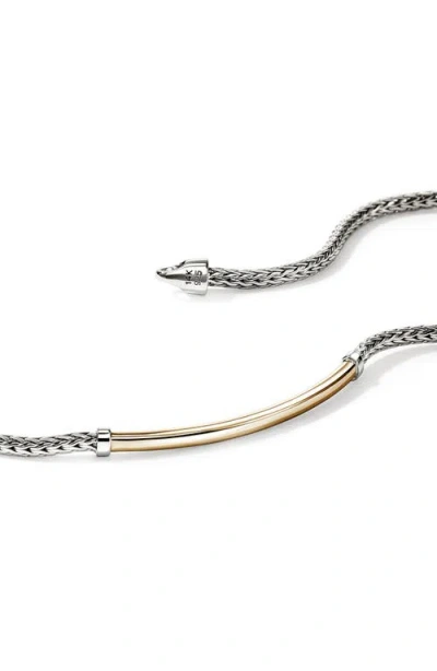 John Hardy 14kt Gold Jh Essential Bracelet In Metallic