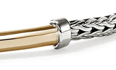 John Hardy 14kt Gold Jh Essential Bracelet In Metallic