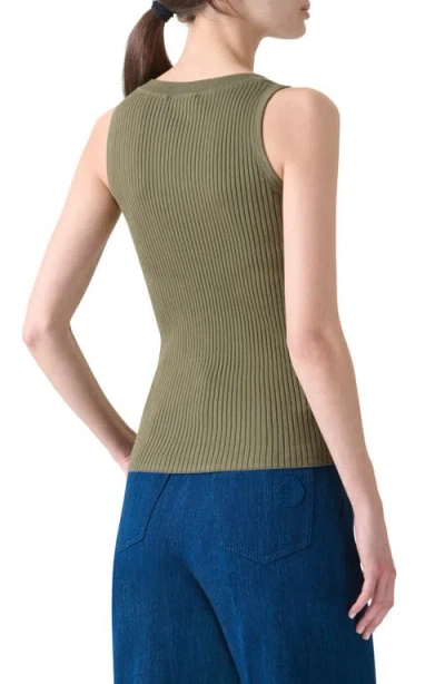 Akris Punto Twisted Rib Knit Tank Top