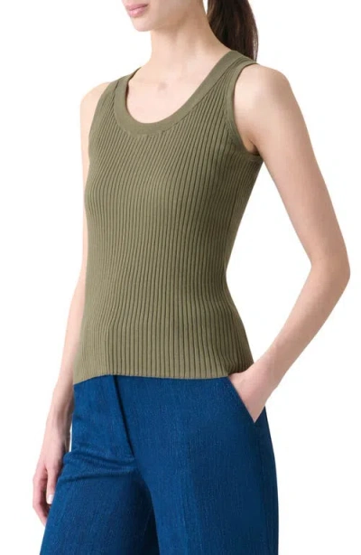 Akris Punto Twisted Rib Knit Tank Top