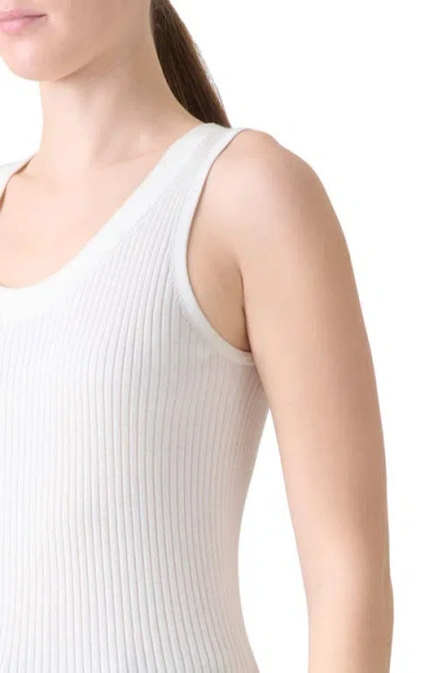 Akris Punto Crewneck Cotton Rib Tank Top