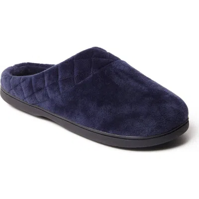 Dearfoams Darcy Quilted Cuff Velour Clog Slipper In Multi
