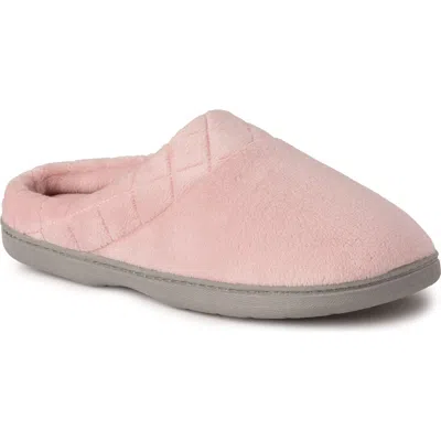 Dearfoams Darcy Quilted Cuff Velour Clog Slipper In Multi