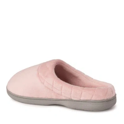 Dearfoams Darcy Quilted Cuff Velour Clog Slipper In Multi