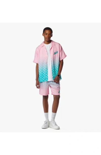 Mcm X Snipes Gradation Monogram Shirt In Pink