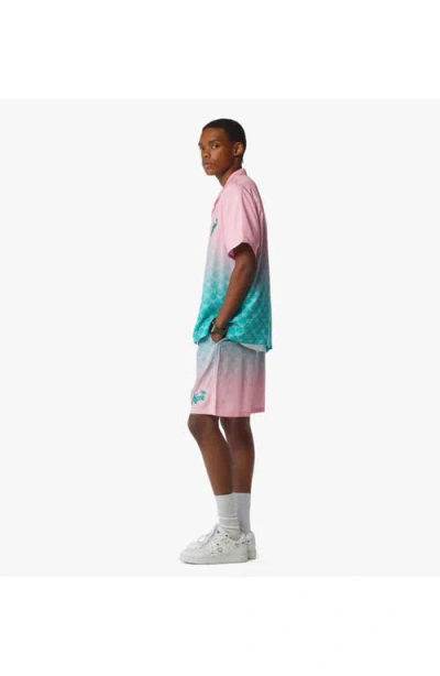 Mcm X Snipes Gradation Monogram Shirt In Pink