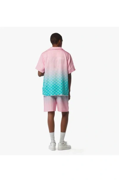 Mcm X Snipes Gradation Monogram Shirt In Pink