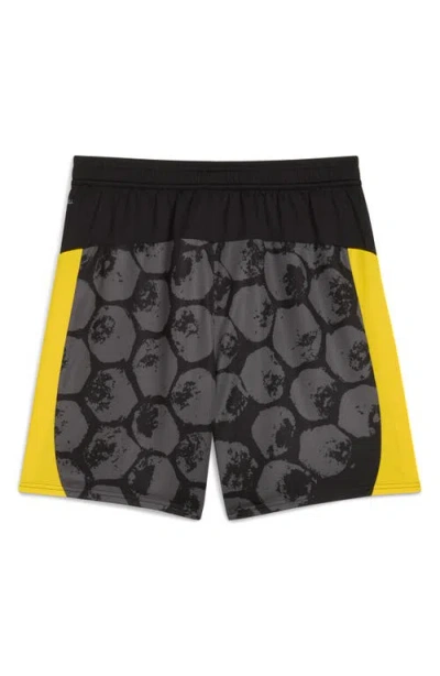Puma X Kidsuper Bvb Replica Performance Mesh Soccer Shorts In Gray