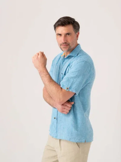 Koy Clothing Regular Fit Short Sleeve Linen Shirt