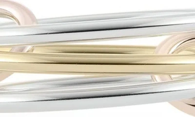 Spinelli Kilcollin Solarium 3-link Stack Ring In Metallic