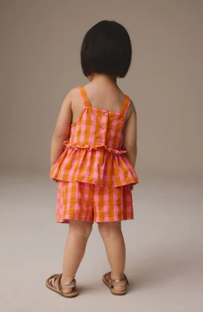 Next Kids' Gingham Top & Shorts Set In Multi