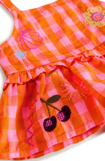 Next Kids' Gingham Top & Shorts Set In Multi