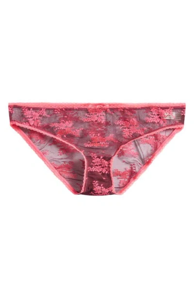 Free People Talk About It Bikini Briefs In Pink