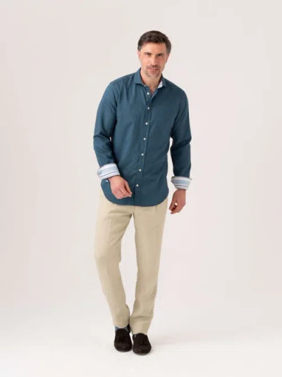 Koy Clothing Long Sleeve Cotton Merino Wool Shirt