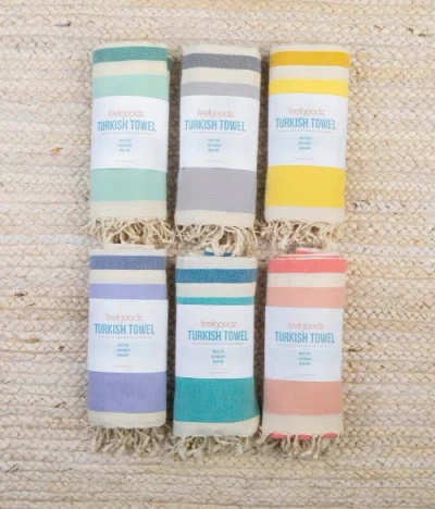 Feelgoodz Artisan Crafted Cotton Turkish Towel Beach Bath Oeko-tex Certified