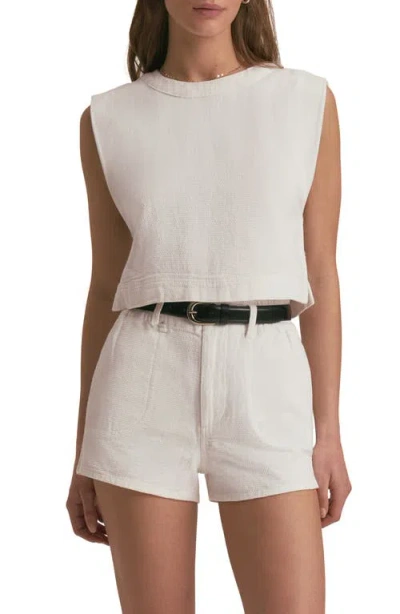 Favorite Daughter The Arlo Crop Top In White
